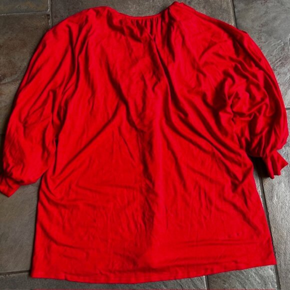 VaVa by Joy Han Bold Red Embellished Eye-Catching Top Women's Size Small (2-4) - Picture 8 of 12